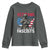 Veterans Against Fascists Youth Sweatshirt Patriotic Soldier Vintage American Flag - Wonder Print Shop