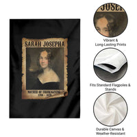 Sarah Josepha Hale Garden Flag Mother Of Thanksgiving - Wonder Print Shop