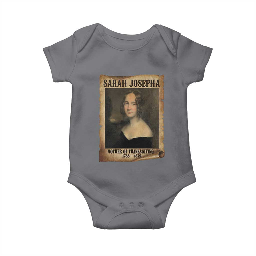 Sarah Josepha Hale Baby Onesie Mother Of Thanksgiving - Wonder Print Shop