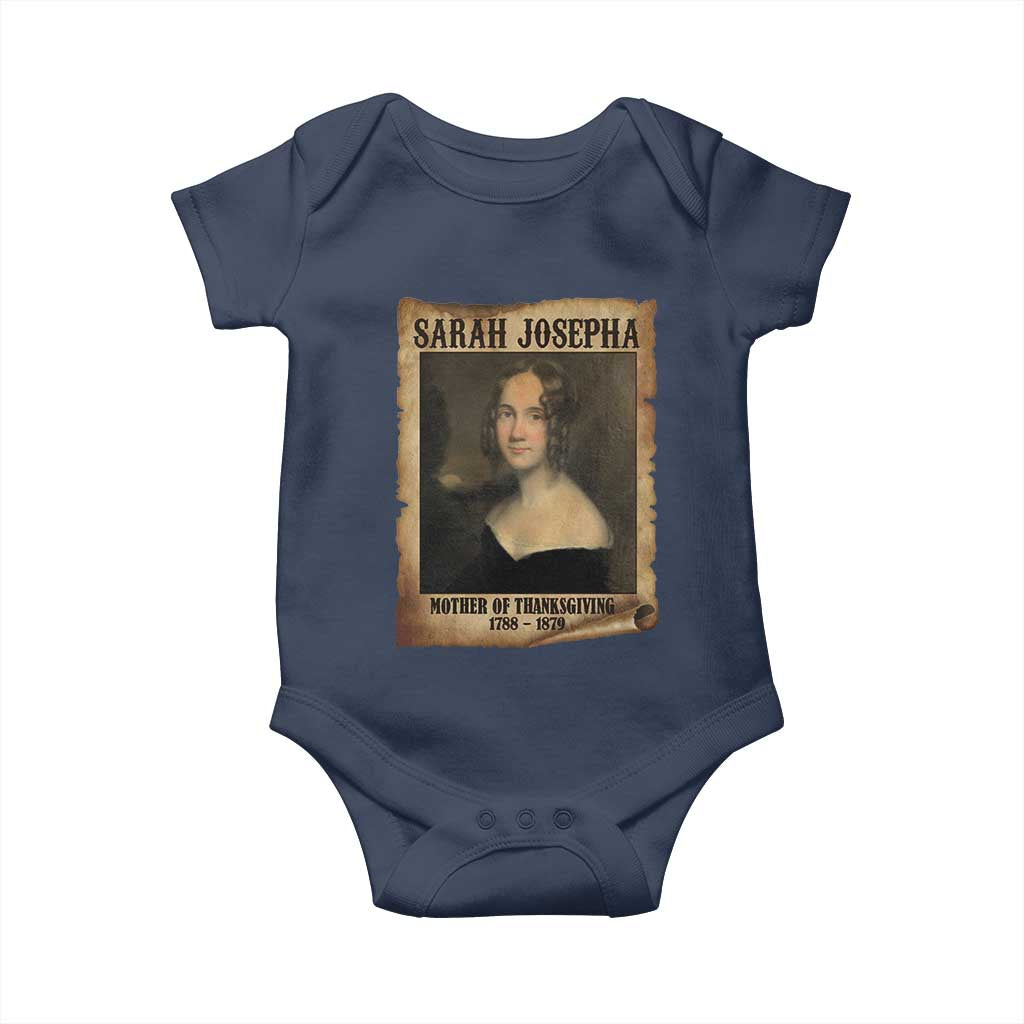 Sarah Josepha Hale Baby Onesie Mother Of Thanksgiving - Wonder Print Shop