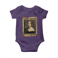 Sarah Josepha Hale Baby Onesie Mother Of Thanksgiving - Wonder Print Shop