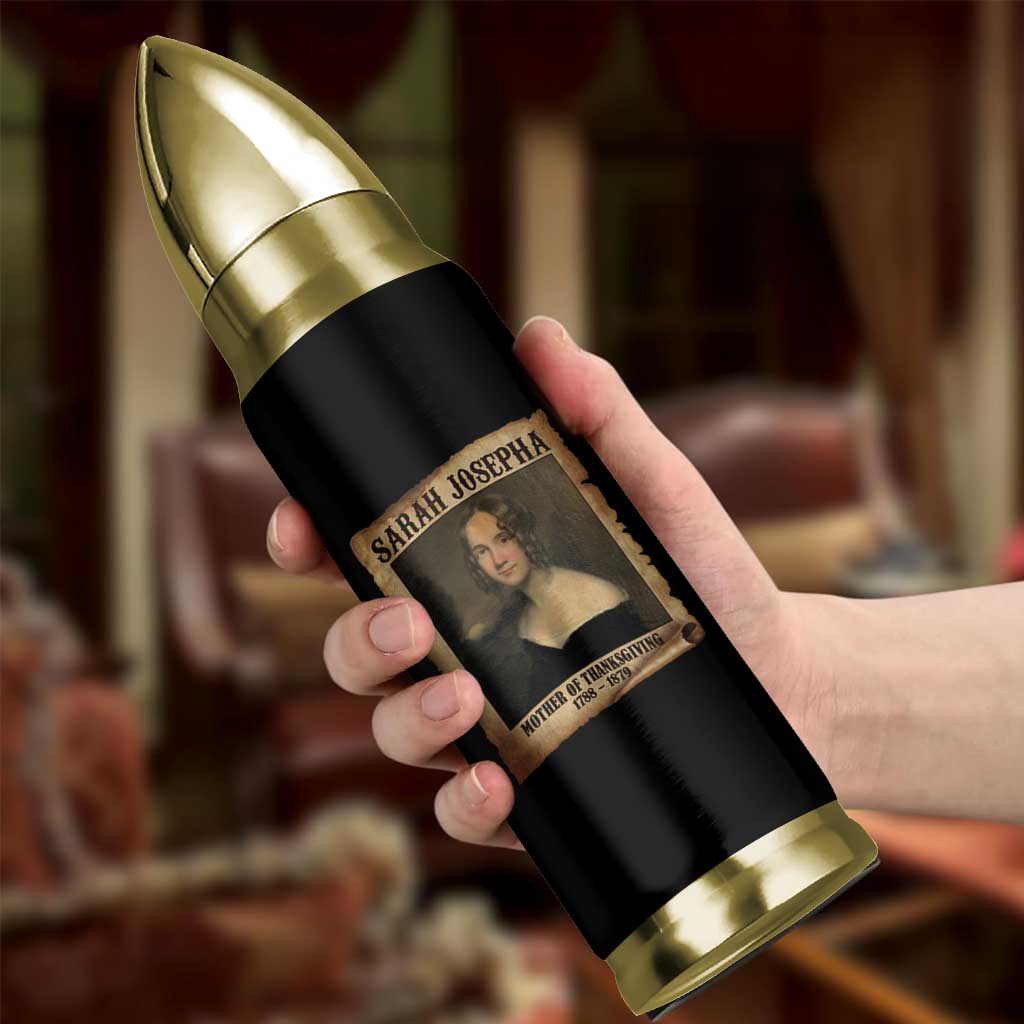 Sarah Josepha Hale Bullet Tumbler Mother Of Thanksgiving - Wonder Print Shop