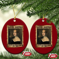 Sarah Josepha Hale Ceramic Ornament Mother Of Thanksgiving - Wonder Print Shop