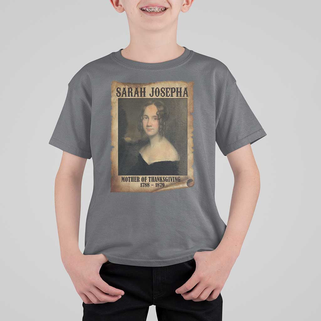 Sarah Josepha Hale T Shirt For Kid Mother Of Thanksgiving - Wonder Print Shop