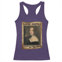 Sarah Josepha Hale Racerback Tank Top Mother Of Thanksgiving - Wonder Print Shop