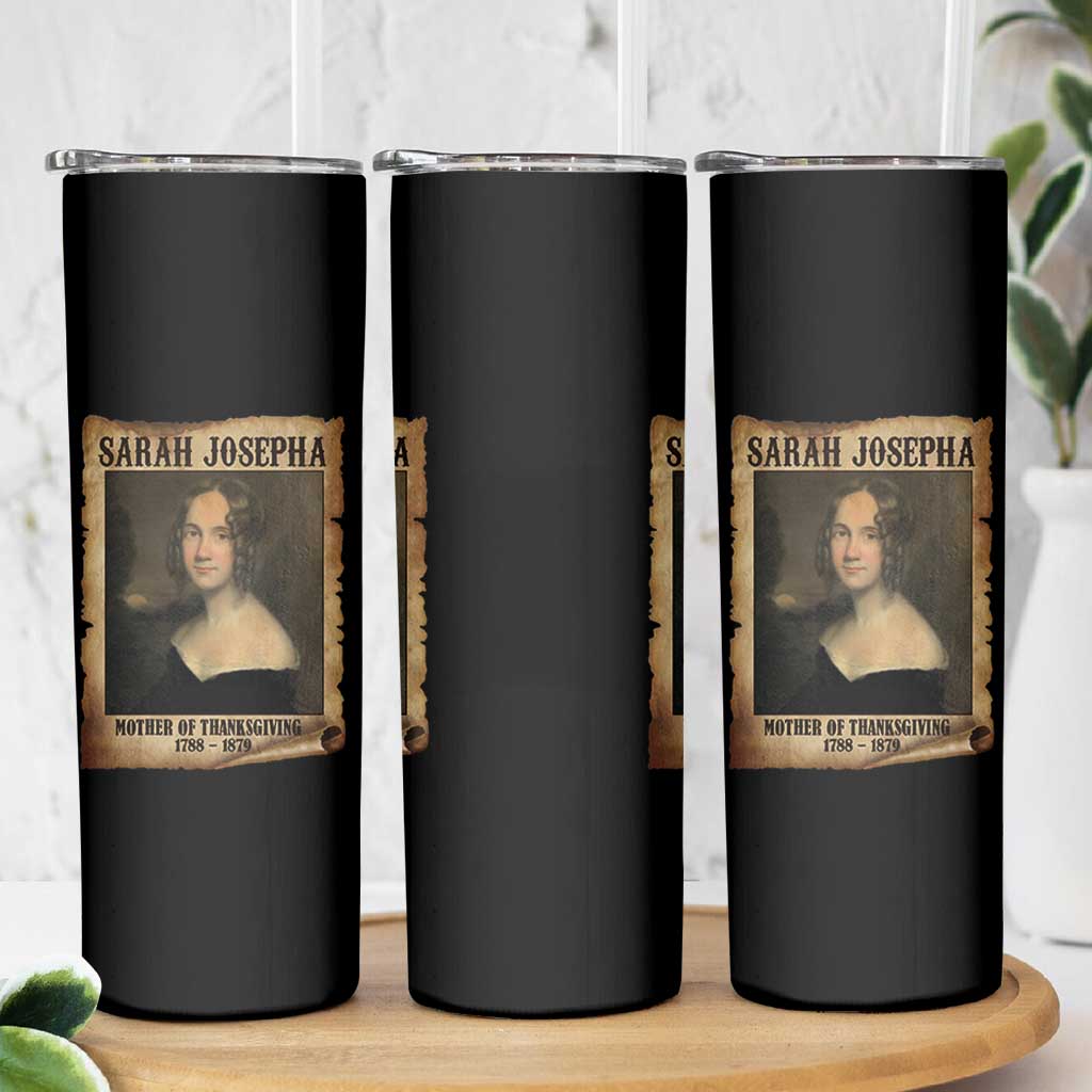 Sarah Josepha Hale Skinny Tumbler Mother Of Thanksgiving - Wonder Print Shop