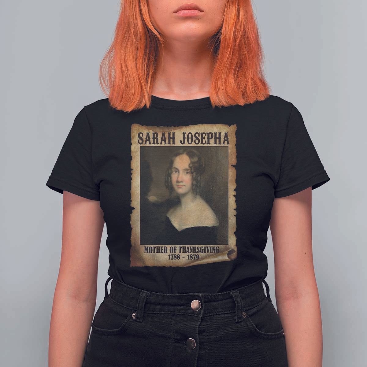 Sarah Josepha Hale T Shirt For Women Mother Of Thanksgiving - Wonder Print Shop