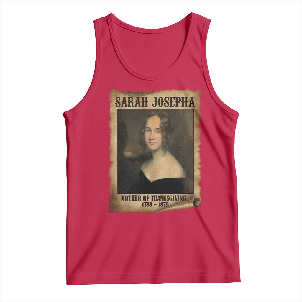 Sarah Josepha Hale Tank Top Mother Of Thanksgiving - Wonder Print Shop