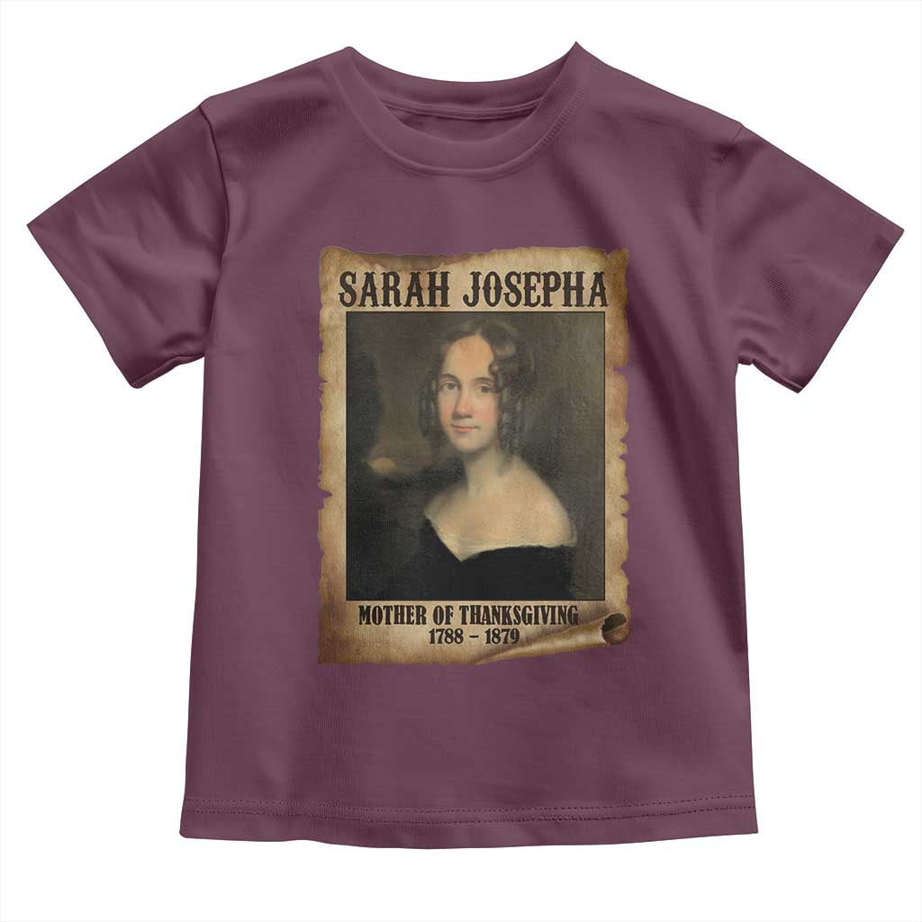 Sarah Josepha Hale Toddler T Shirt Mother Of Thanksgiving - Wonder Print Shop