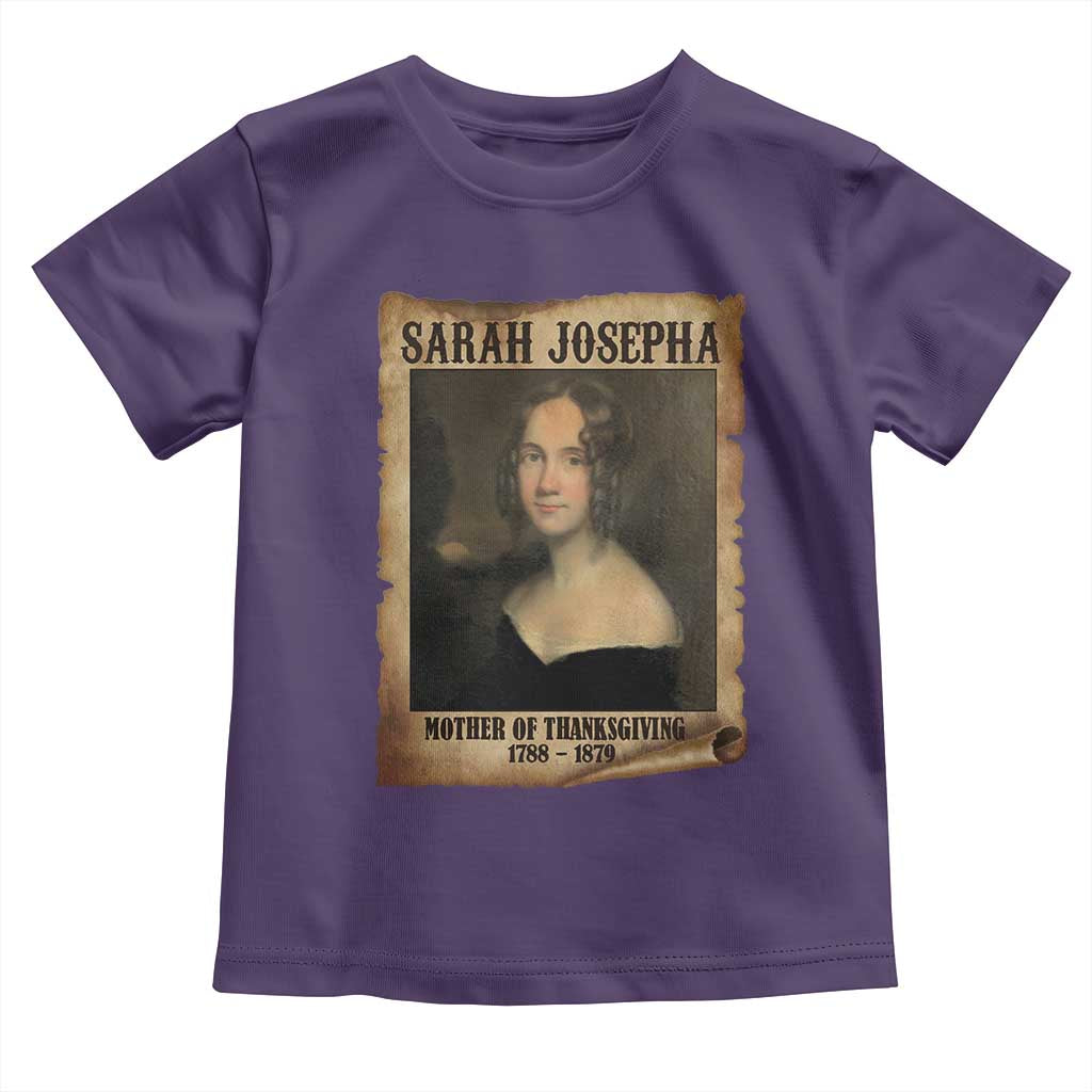 Sarah Josepha Hale Toddler T Shirt Mother Of Thanksgiving - Wonder Print Shop
