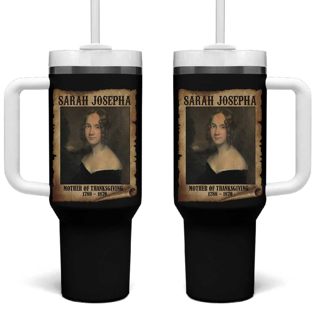 Sarah Josepha Hale Tumbler With Handle Mother Of Thanksgiving - Wonder Print Shop