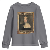 Sarah Josepha Hale Youth Sweatshirt Mother Of Thanksgiving - Wonder Print Shop