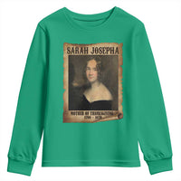 Sarah Josepha Hale Youth Sweatshirt Mother Of Thanksgiving - Wonder Print Shop