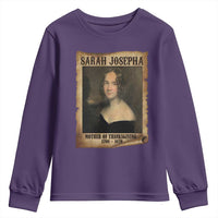 Sarah Josepha Hale Youth Sweatshirt Mother Of Thanksgiving - Wonder Print Shop