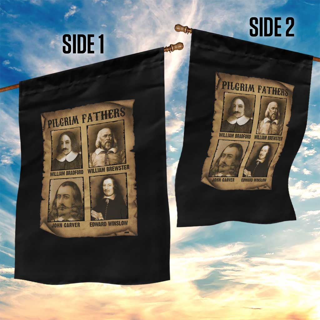 Thanksgiving Pilgrim Fathers Garden Flag Plymouth Colony Massachusetts History - Wonder Print Shop