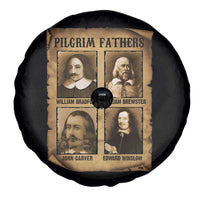 Thanksgiving Pilgrim Fathers Spare Tire Cover Plymouth Colony Massachusetts History - Wonder Print Shop