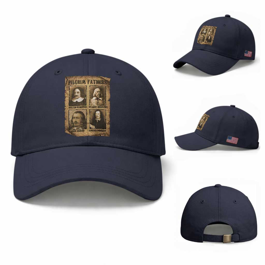 Thanksgiving Pilgrim Fathers Baseball Cap Plymouth Colony Massachusetts History
