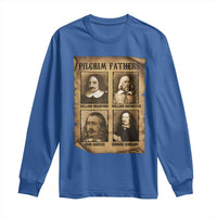 Thanksgiving Pilgrim Fathers Long Sleeve Shirt Plymouth Colony Massachusetts History - Wonder Print Shop