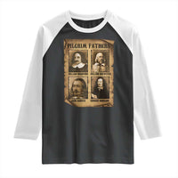 Thanksgiving Pilgrim Fathers Raglan Shirt Plymouth Colony Massachusetts History - Wonder Print Shop