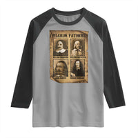 Thanksgiving Pilgrim Fathers Raglan Shirt Plymouth Colony Massachusetts History - Wonder Print Shop