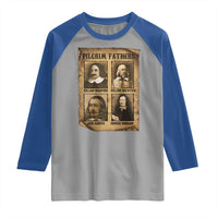 Thanksgiving Pilgrim Fathers Raglan Shirt Plymouth Colony Massachusetts History - Wonder Print Shop