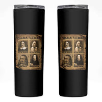 Thanksgiving Pilgrim Fathers Skinny Tumbler Plymouth Colony Massachusetts History - Wonder Print Shop