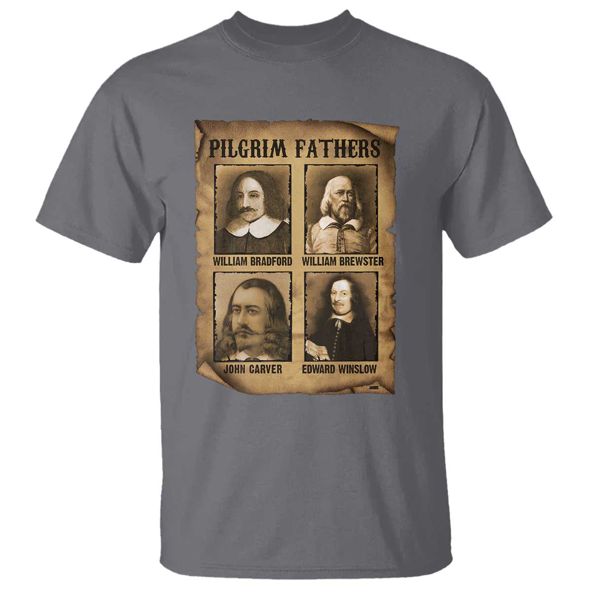 Thanksgiving Pilgrim Fathers T Shirt Plymouth Colony Massachusetts History - Wonder Print Shop