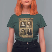 Thanksgiving Pilgrim Fathers T Shirt For Women Plymouth Colony Massachusetts History - Wonder Print Shop