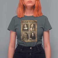 Thanksgiving Pilgrim Fathers T Shirt For Women Plymouth Colony Massachusetts History - Wonder Print Shop