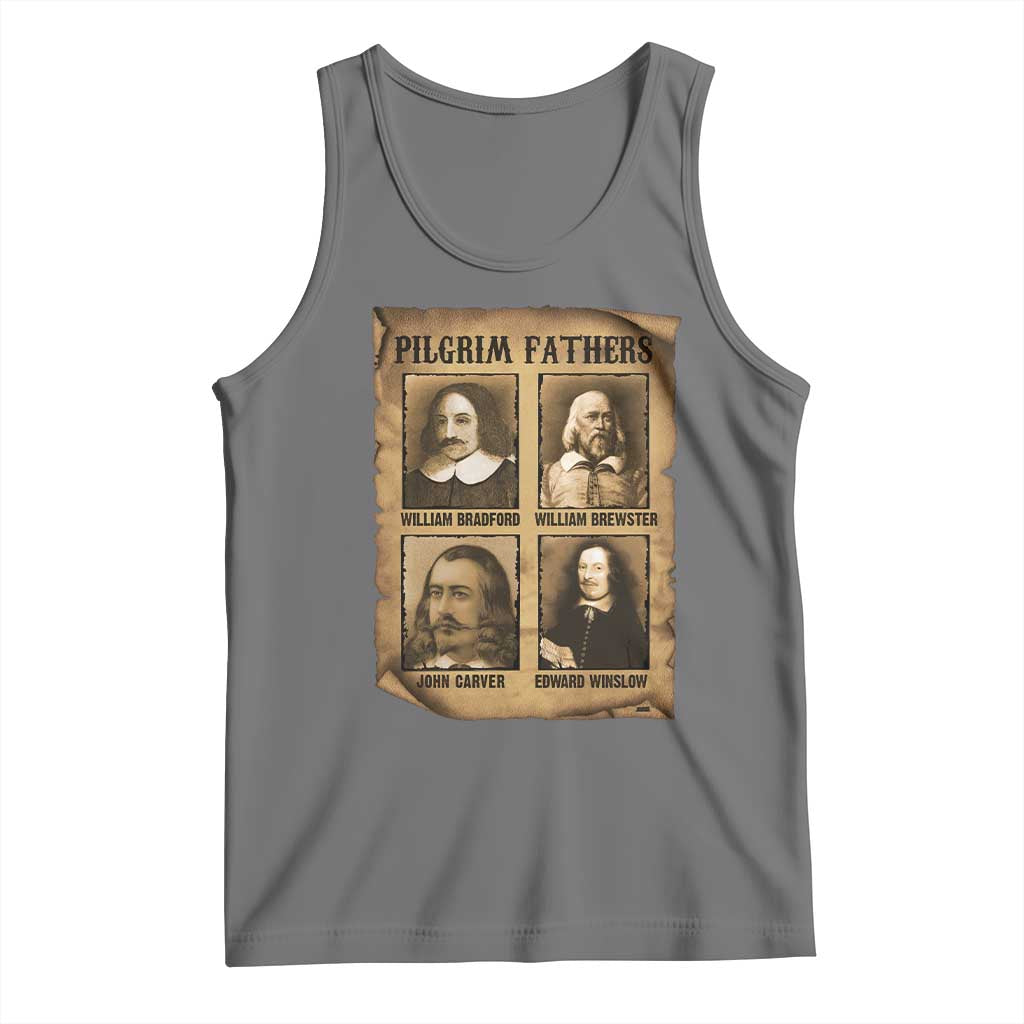 Thanksgiving Pilgrim Fathers Tank Top Plymouth Colony Massachusetts History - Wonder Print Shop