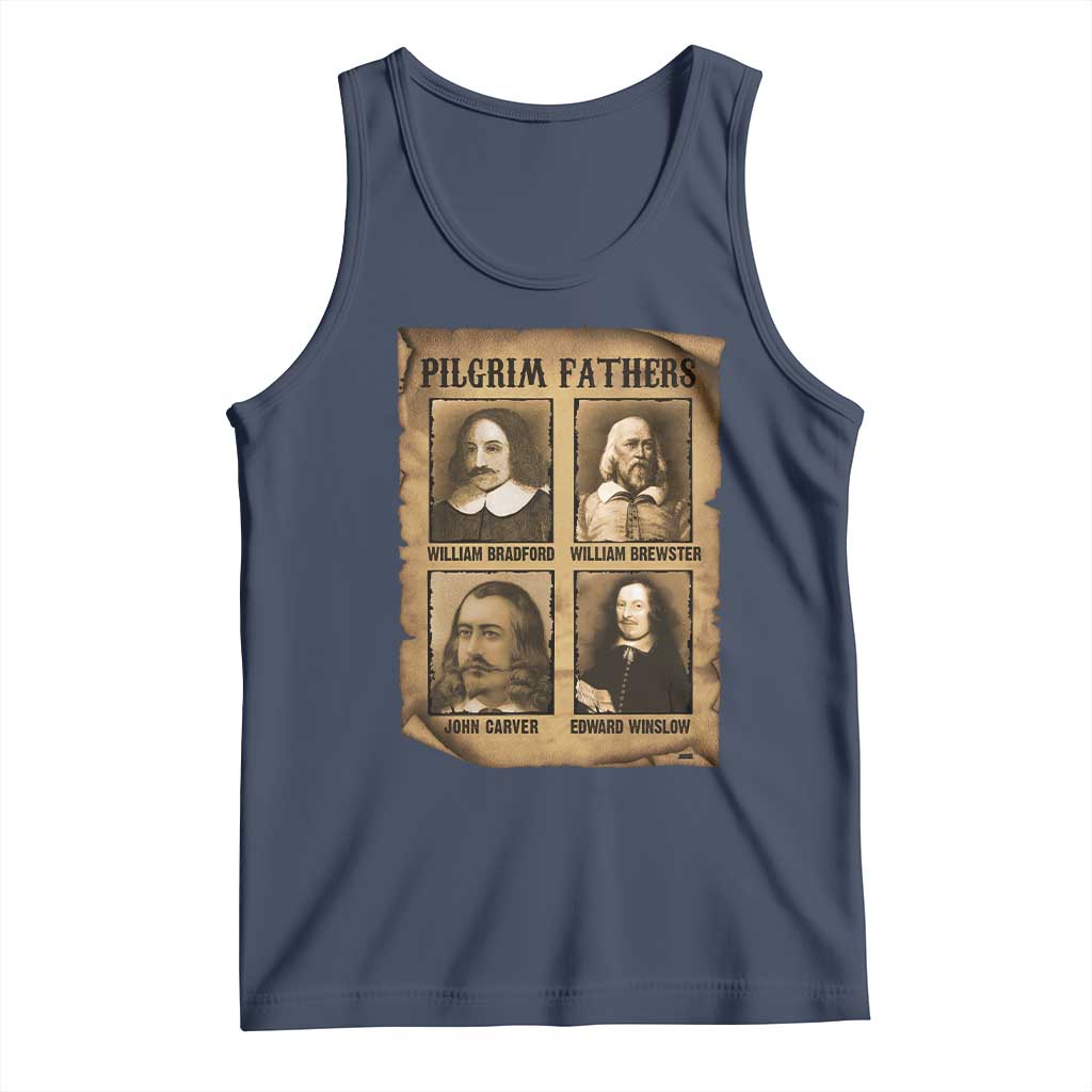 Thanksgiving Pilgrim Fathers Tank Top Plymouth Colony Massachusetts History - Wonder Print Shop