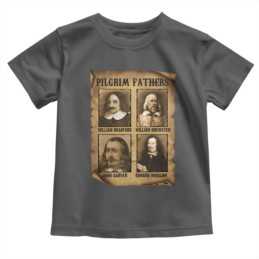 Thanksgiving Pilgrim Fathers Toddler T Shirt Plymouth Colony Massachusetts History - Wonder Print Shop