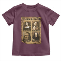 Thanksgiving Pilgrim Fathers Toddler T Shirt Plymouth Colony Massachusetts History - Wonder Print Shop