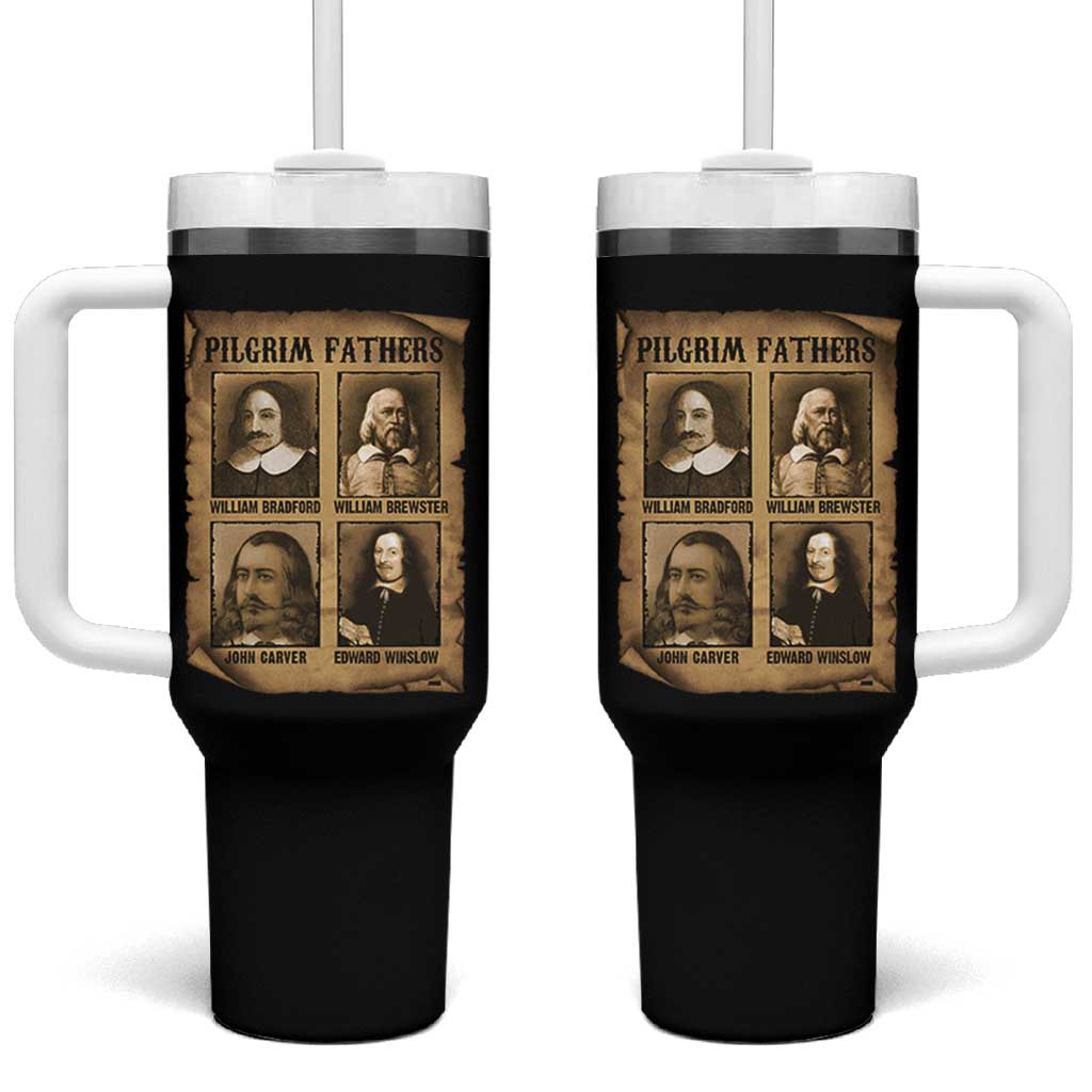 Thanksgiving Pilgrim Fathers Tumbler With Handle Plymouth Colony Massachusetts History - Wonder Print Shop