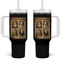 Thanksgiving Pilgrim Fathers Tumbler With Handle Plymouth Colony Massachusetts History - Wonder Print Shop