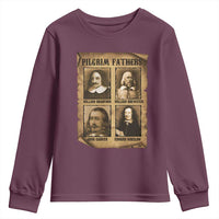 Thanksgiving Pilgrim Fathers Youth Sweatshirt Plymouth Colony Massachusetts History - Wonder Print Shop