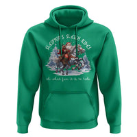 Funny Christmas Santa Viking Hoodie Sleipnir's Sleigh Rides Oh What Fun It Is To Ride