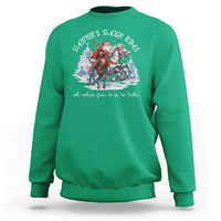 Funny Christmas Santa Viking Sweatshirt Sleipnir's Sleigh Rides Oh What Fun It Is To Ride - Wonder Print Shop