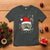 Funny Christmas Veteran T Shirt Santa Hat Camo American Flag - Wonder Print Shop