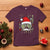 Funny Christmas Veteran T Shirt Santa Hat Camo American Flag - Wonder Print Shop