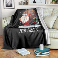 Funny Christmas Santa Throw Blanket You Should See The Size Of My Sack Presents - Wonder Print Shop