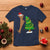 Funny Christmas Wiener Dog T Shirt Decorations Xmas Tree - Wonder Print Shop