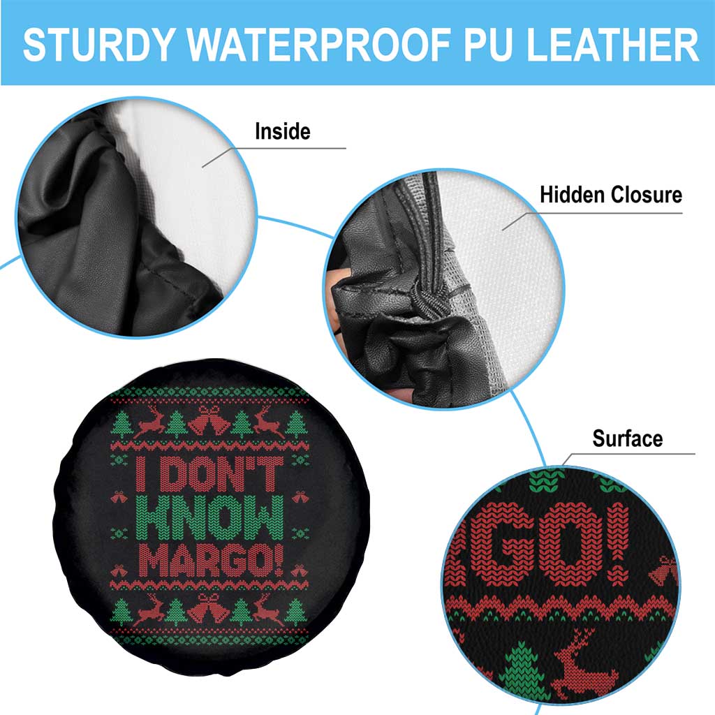 I Dont Know Margo Christmas Movie Spare Tire Cover Funny Xmas Couple Matching - Wonder Print Shop