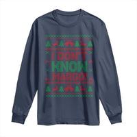 I Dont Know Margo Christmas Movie Long Sleeve Shirt Funny Xmas Couple Matching - Wonder Print Shop