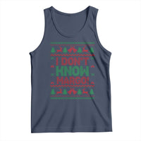 I Dont Know Margo Christmas Movie Tank Top Funny Xmas Couple Matching - Wonder Print Shop