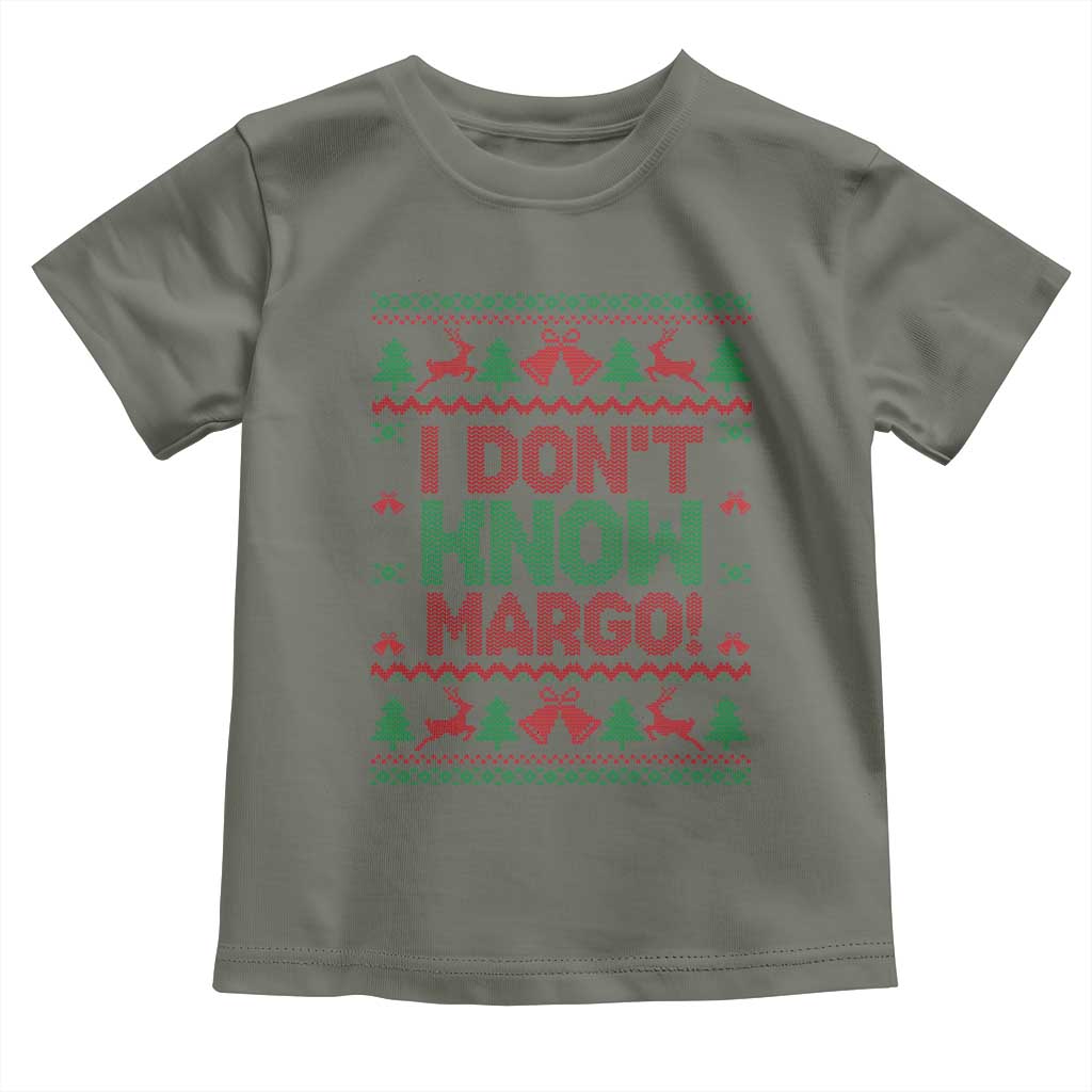 I Dont Know Margo Christmas Movie Toddler T Shirt Funny Xmas Couple Matching - Wonder Print Shop