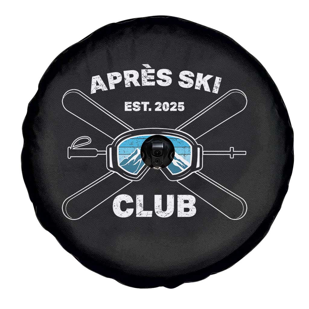 Apres Ski Club 2025 Spare Tire Cover Skiing Winter Sport Mountain - Wonder Print Shop