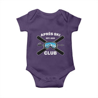 Apres Ski Club 2025 Baby Onesie Skiing Winter Sport Mountain - Wonder Print Shop