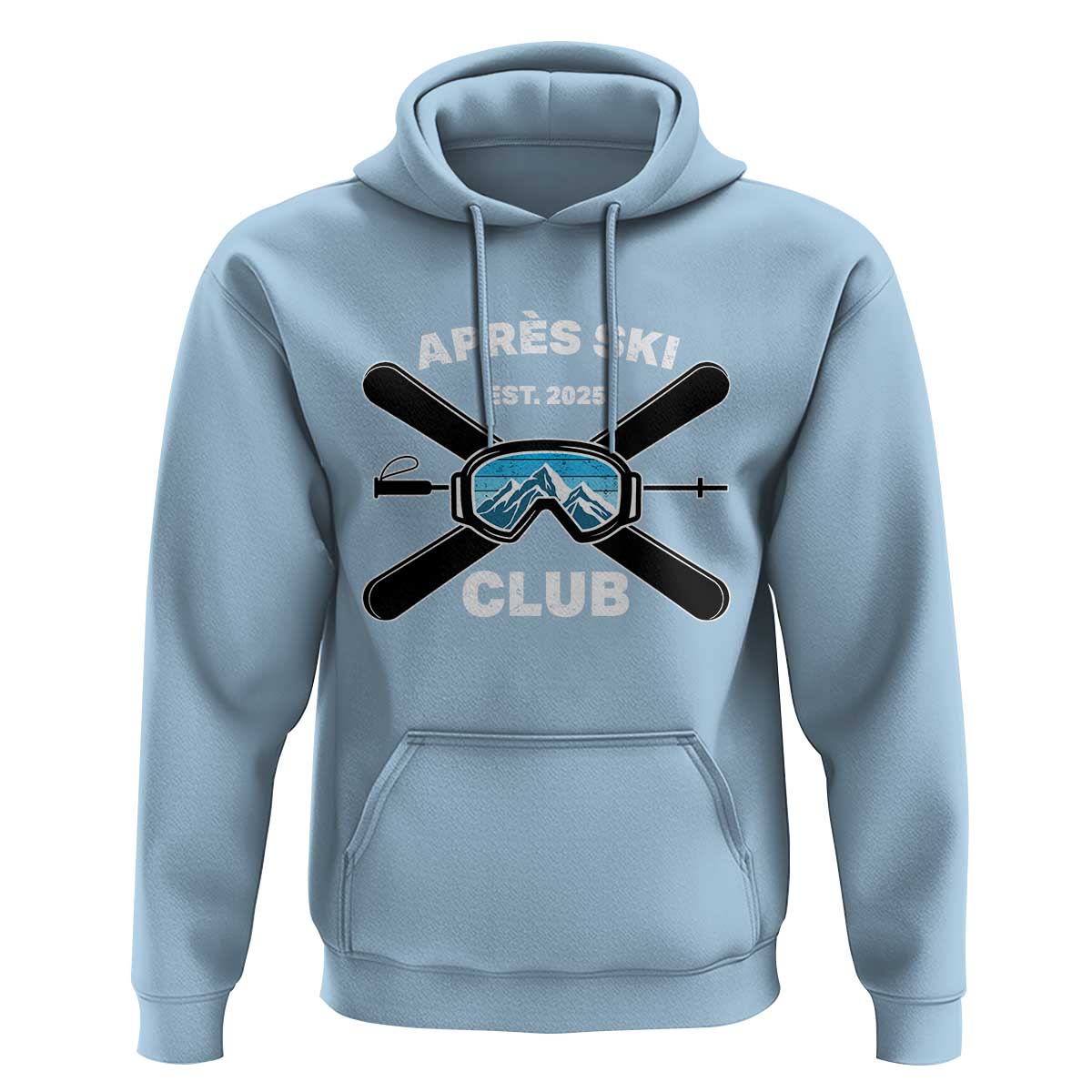 Apres Ski Club 2025 Hoodie Skiing Winter Sport Mountain - Wonder Print Shop
