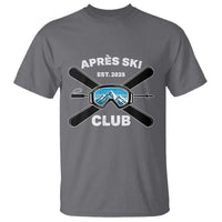 Apres Ski Club 2025 T Shirt Skiing Winter Sport Mountain - Wonder Print Shop